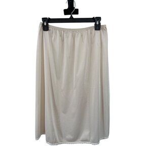 Vanity Fair Cream Half Slip 24” L 42 Nylon Used